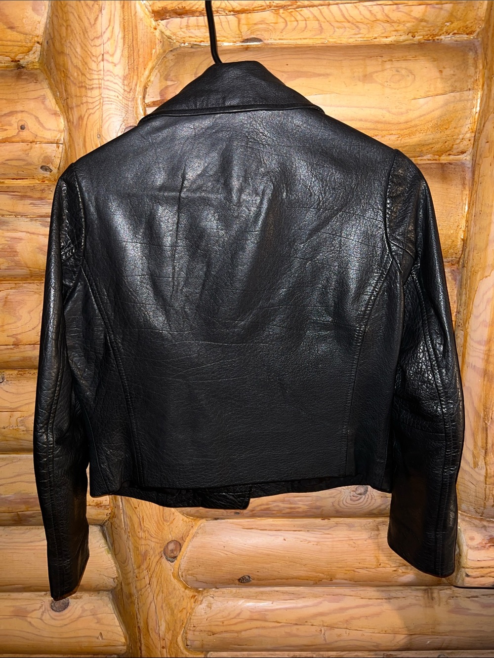 Topshop - Real Leather Jacket - Size US 6 - Picture 6 of 7
